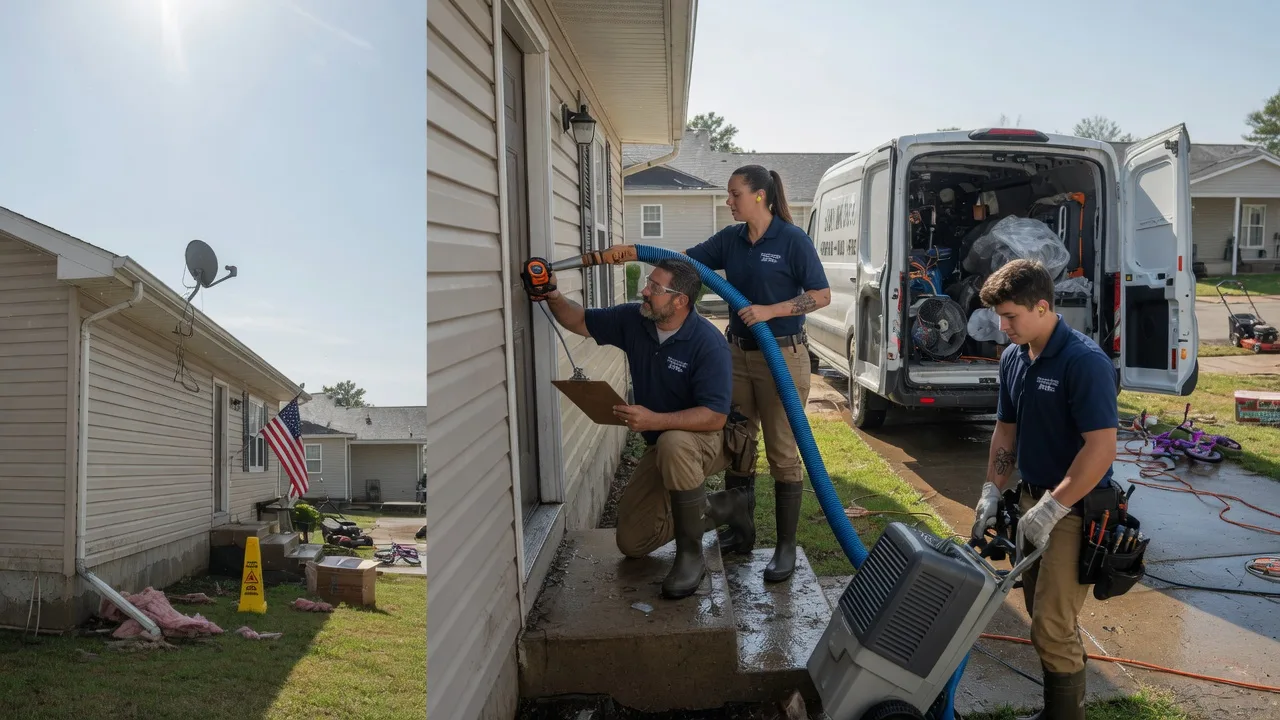 Ceiling Water Damage Restoration in Haworth, OK near me