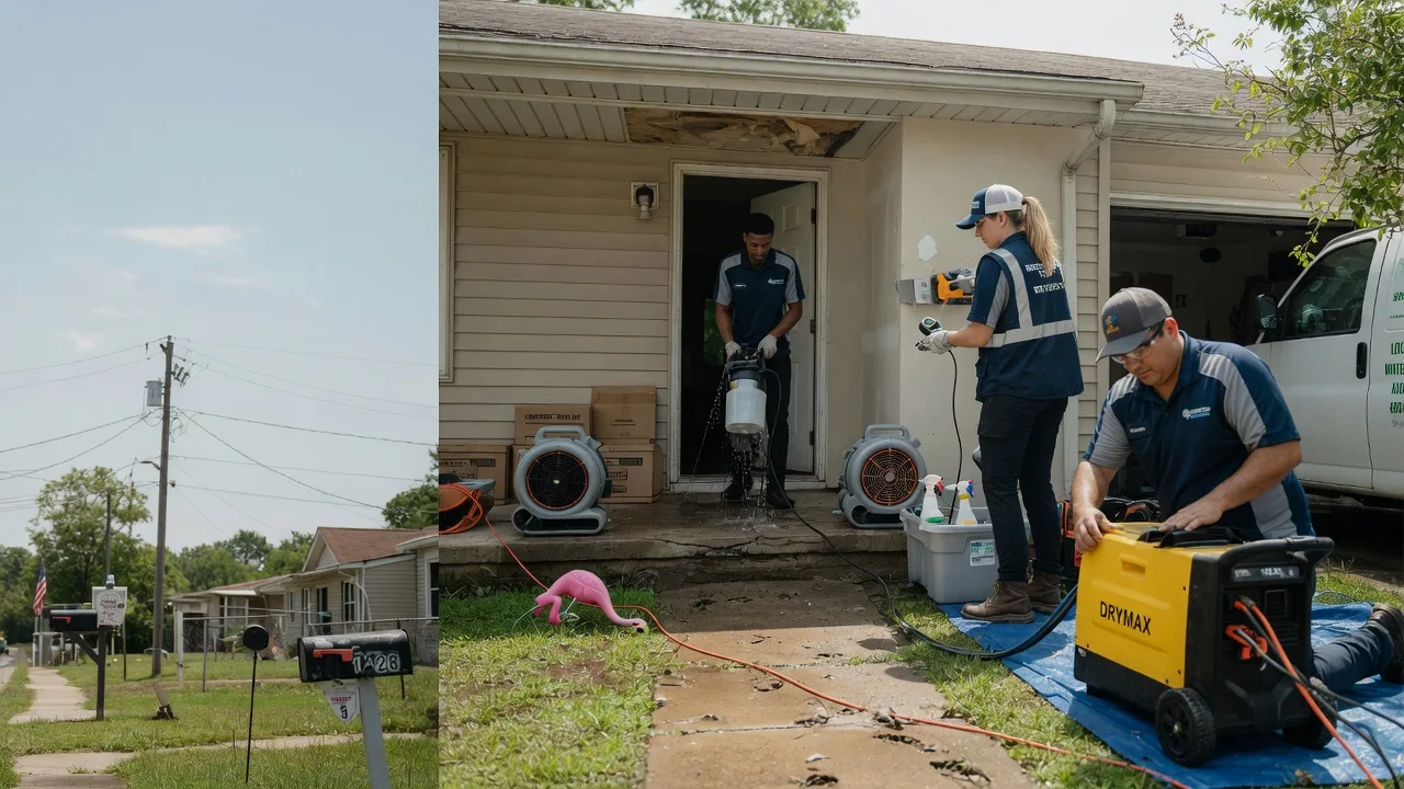 Storm Damage Water Removal in Haworth, OK near me